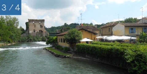 Il ponte di Valeggio e Borghetto - Orobike